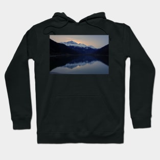 Poschiavo Lake at dusk Hoodie